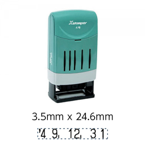 シャチハタ 回転日付印 4号